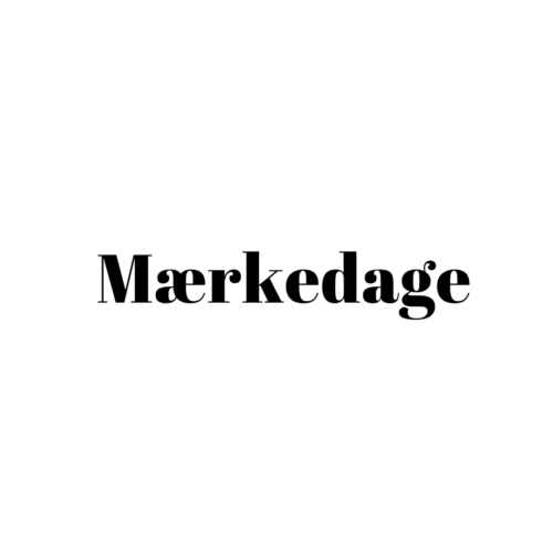Mærkedage