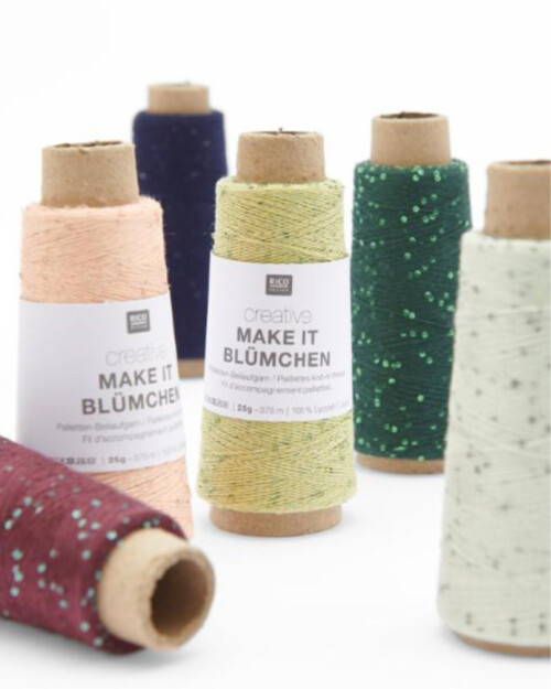 Creative Make It Blümchen - Pailletgarn